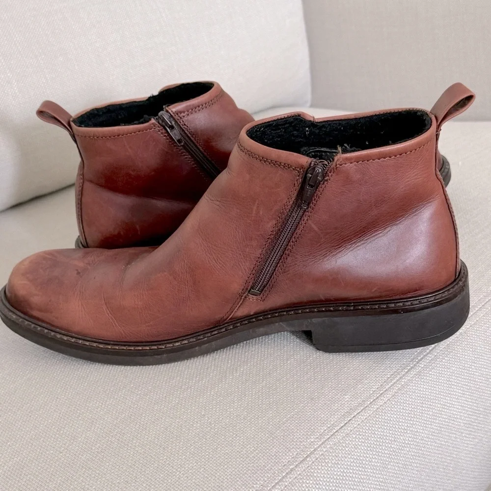 ECCO Men's Holton Plain Toe Gore-tex Chelsea Boot Size 46